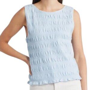 MADEWELL Smocked Boatneck Tank Women's XS